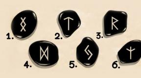 Fortune telling on runes for the future “Wheel of Change Runes for the future of relationships