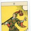 Jahač Bijeli tarot špil - glavna arkana, opis kartice