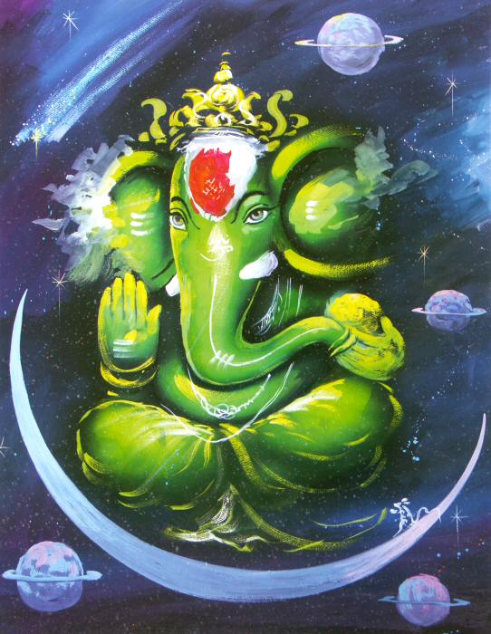 Ganesha: Indian deity with an elephant head