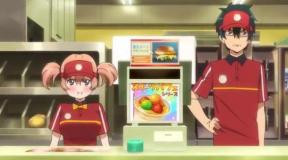 Anime demon works at McDonald's